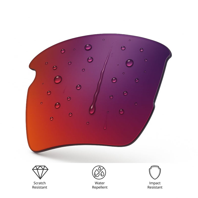 Dynamix Polarized Replacement Lenses for Oakley Flak Jacket XLJ | Easy to Install | Fit Perfectly | Midnight - Image 5